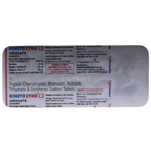 kinetozyme d tablet 10's